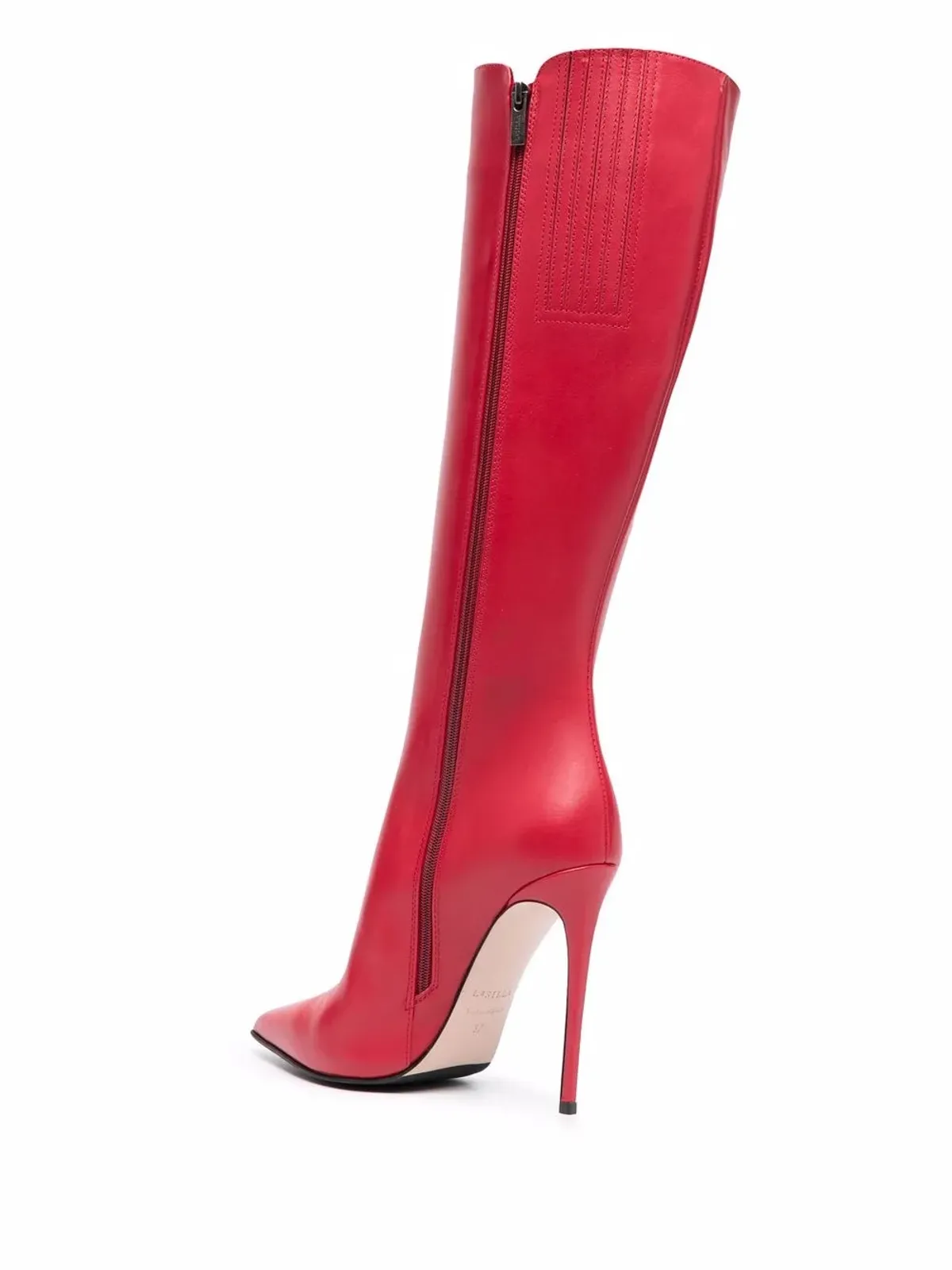 Le Silla Eva below-the-knee boots - Red - 画像3