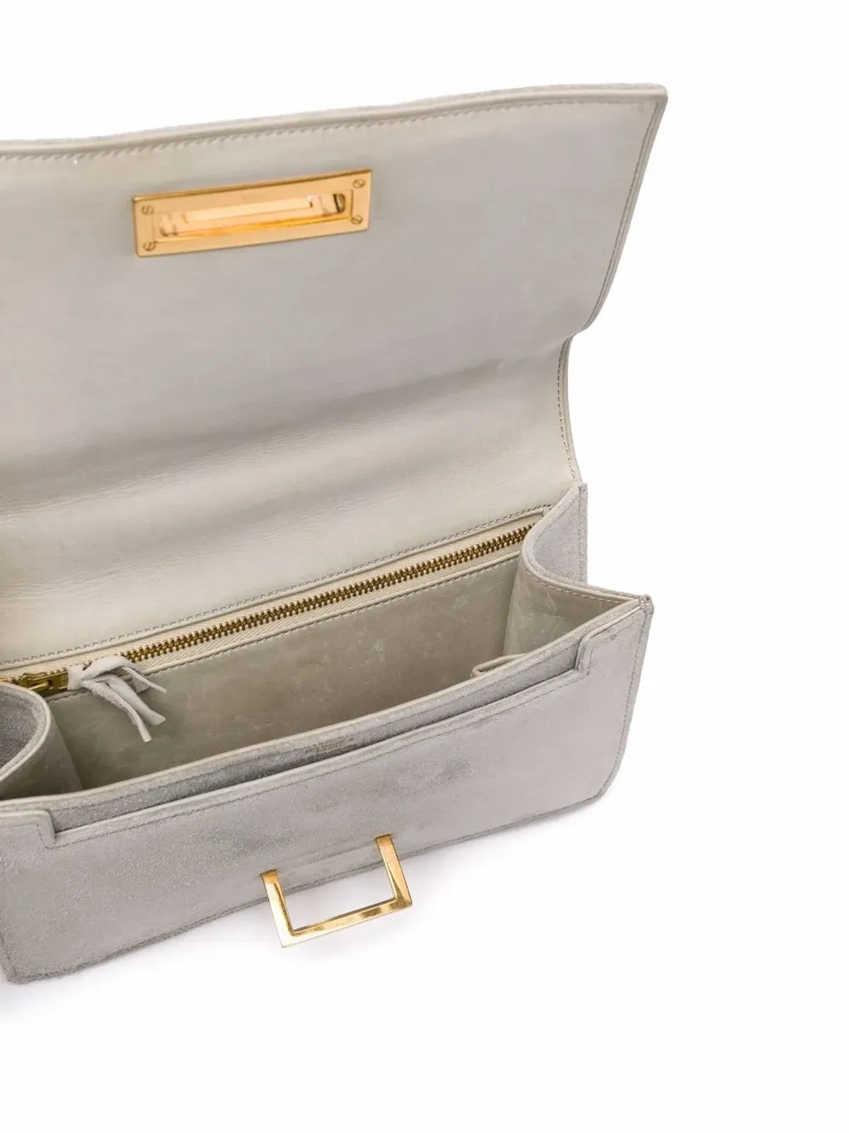 Hermès Pre-Owned 1979年 フラップショルダーバッグ - グレー - 画像5