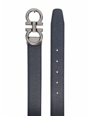 Ferragamo ガンチーニバックル レザーベルト ブルー - サムネイル2