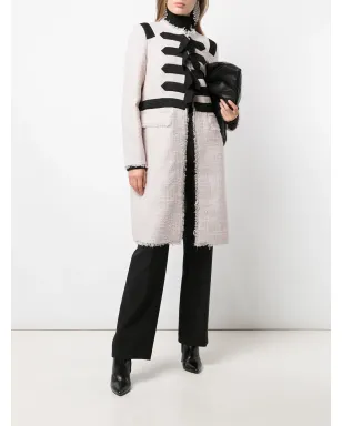 Giambattista Valli シングルブレスト ツイードコート - サムネイル2