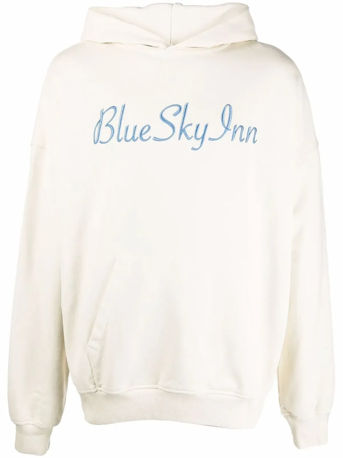 BLUE SKY INN ロゴ刺繍コットンフーディー - 画像1