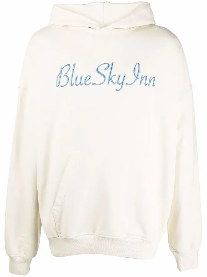 Blue Sky Inn BLUE SKY INN ロゴ刺繍コットンフーディーの商品画像