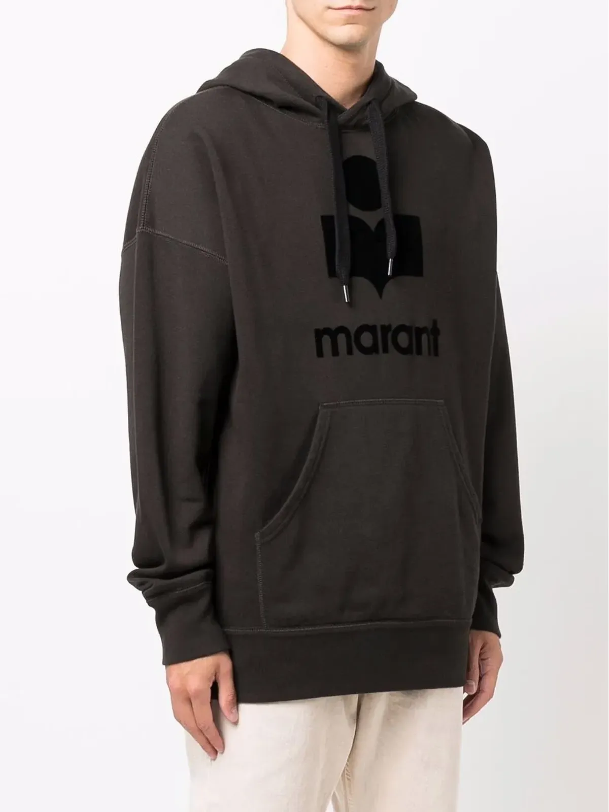 MARANT Miley フロッカーロゴ入りフーディ - 画像3