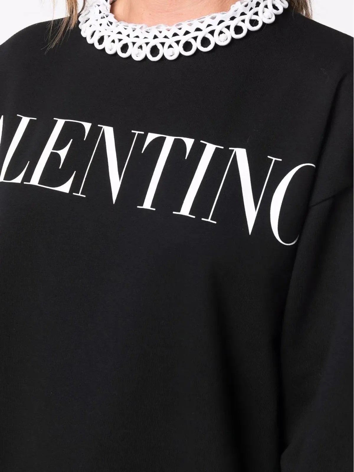 Valentino Garavani ロゴプリント長袖スウェットシャツ - 画像5