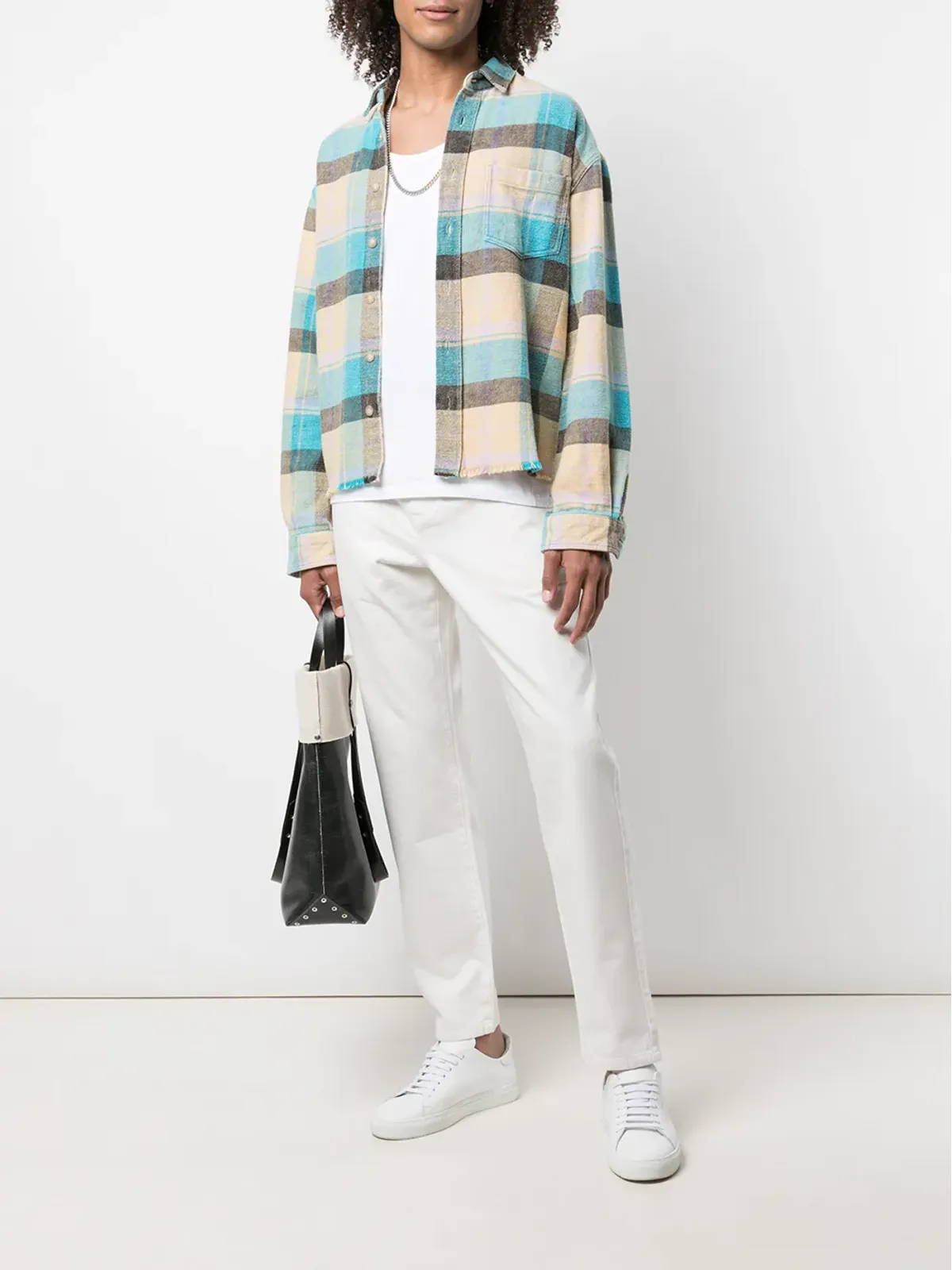 John Elliott ヘミ チェック柄シャツ - マルチカラー - 画像2