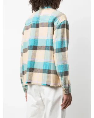John Elliott ヘミ チェック柄シャツ - マルチカラー - サムネイル4