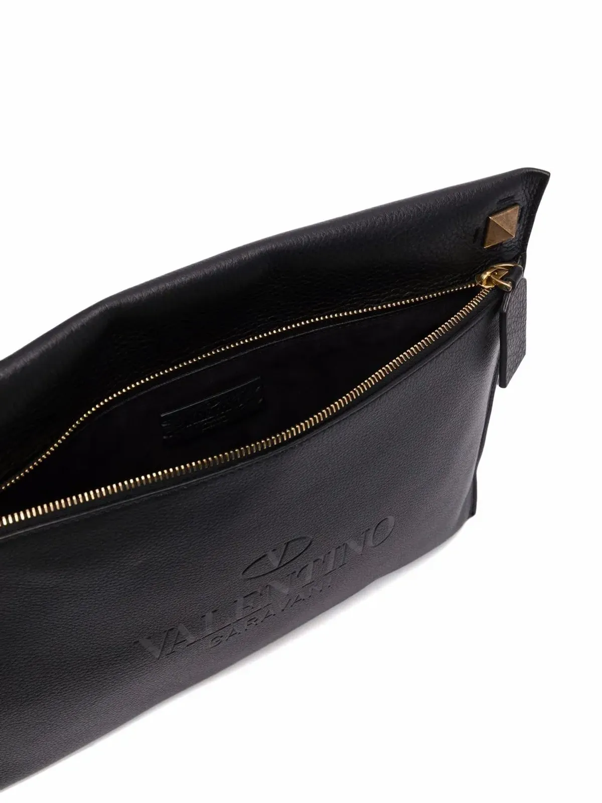 Valentino Garavani Rockstud-embellished クラッチバッグ - 画像5