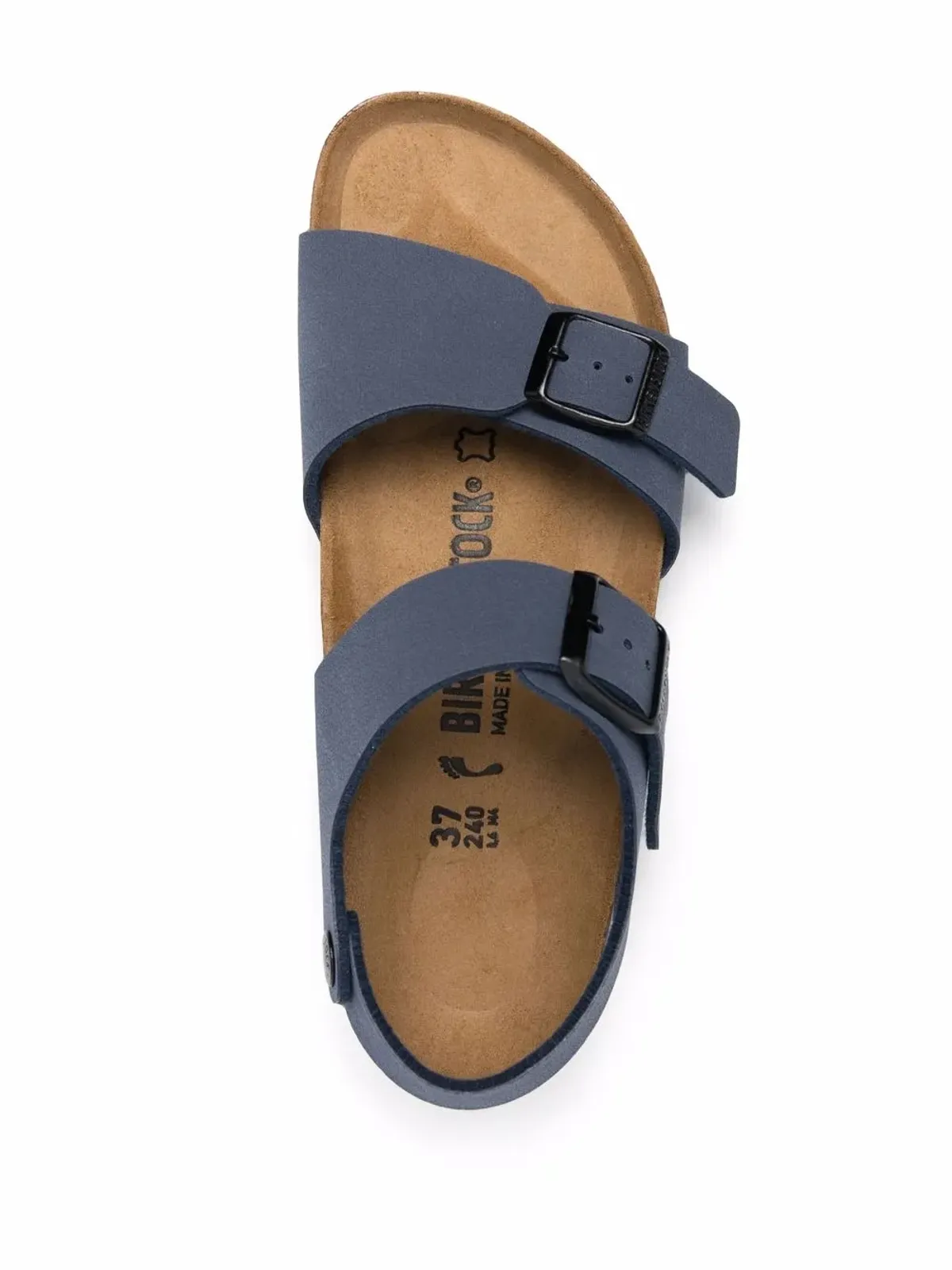 Birkenstock ニューヨーク レザー サンダル - 画像4