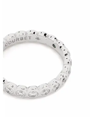 Courbet Origine ラボラトリーグロウン ダイヤモンド バンドリング 18kt リサイクルホワイトゴールド - シルバー - サムネイル4