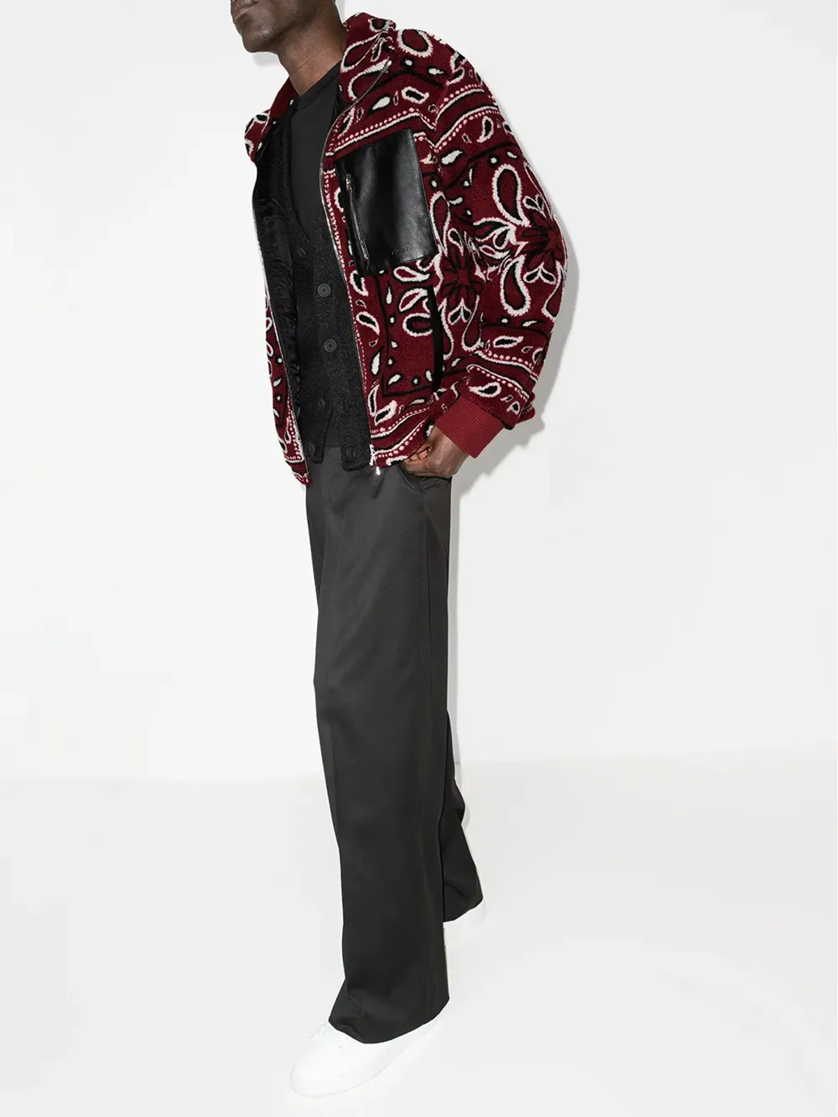 AMIRI バンダナ柄フリースジャケット - 画像5