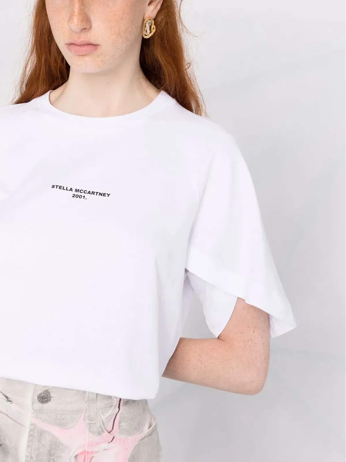 Stella McCartney 2001 ロゴプリント Tシャツ - ホワイト - 画像5