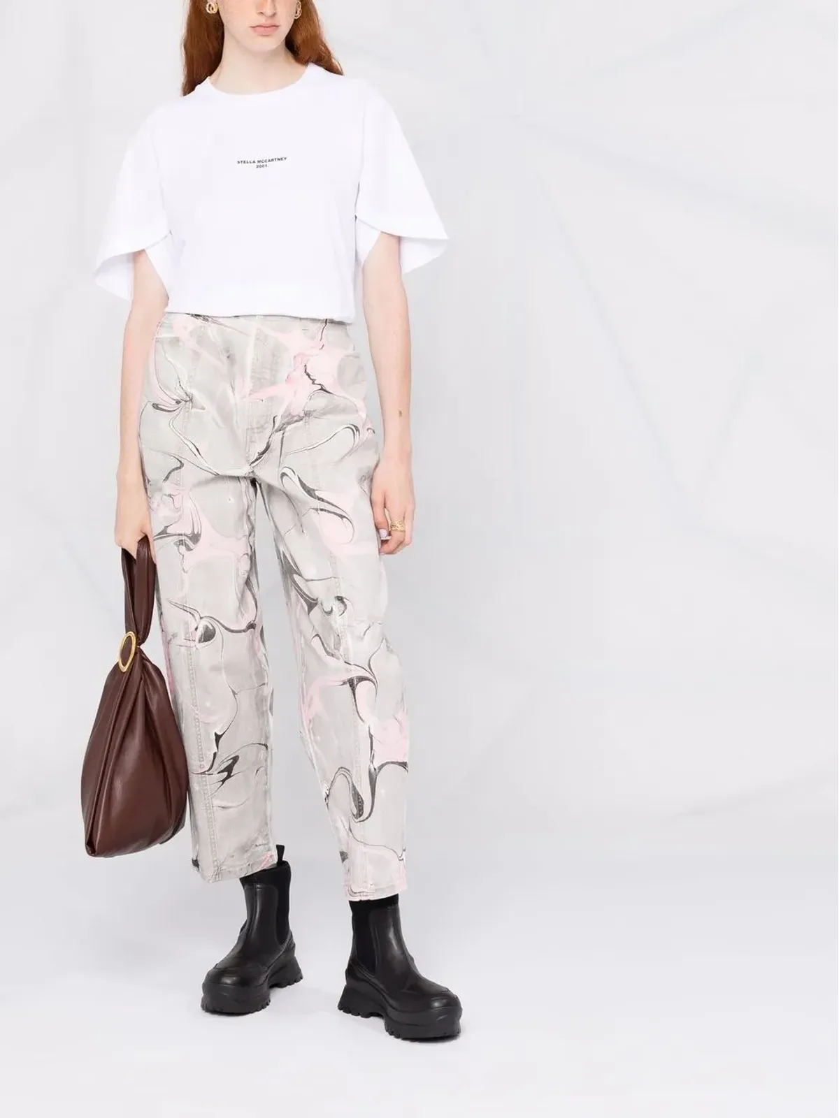 Stella McCartney 2001 ロゴプリント Tシャツ - ホワイト - 画像2