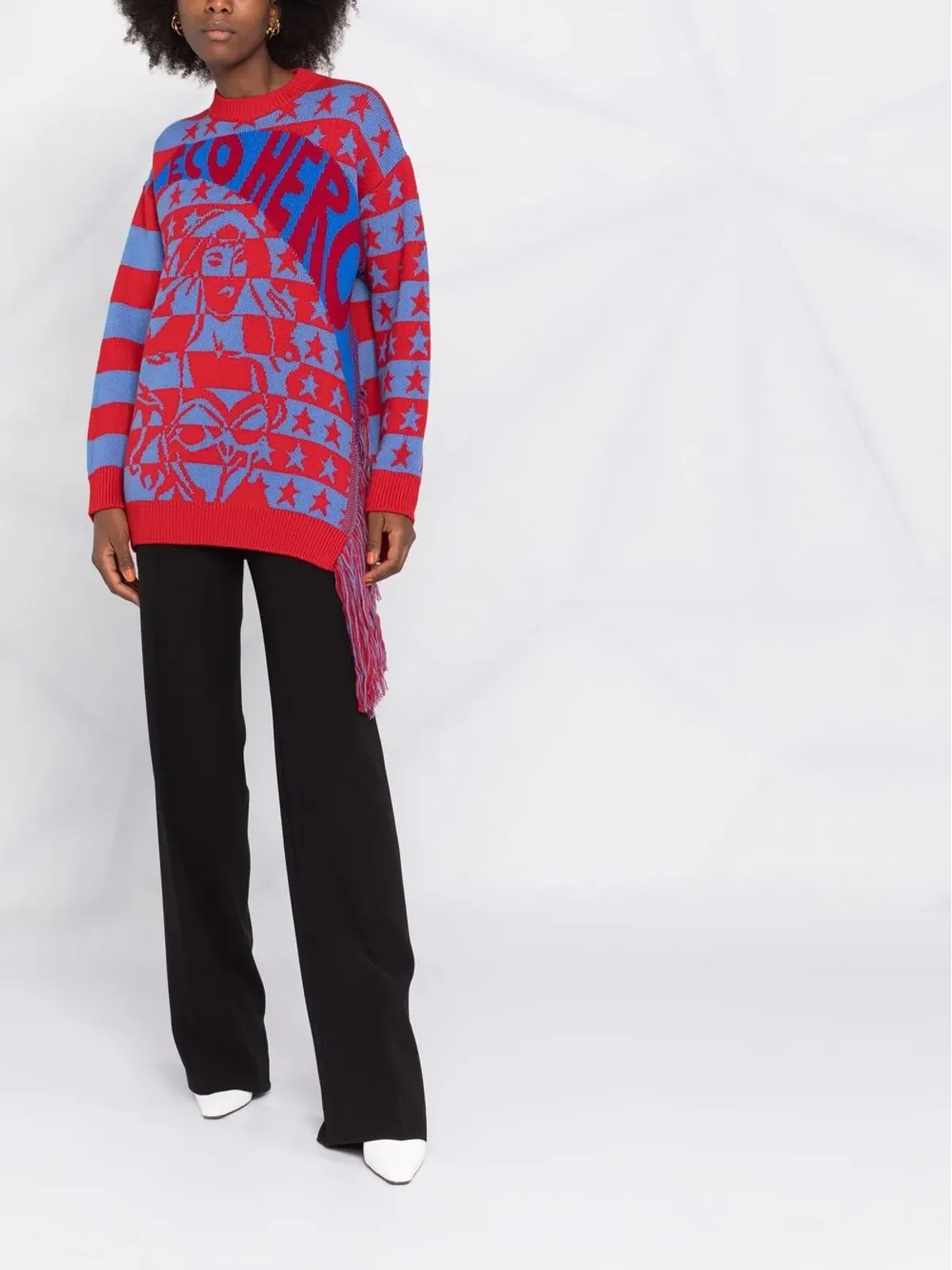 Stella McCartney エコヒーロー インターシャ ジャンパー - 画像2