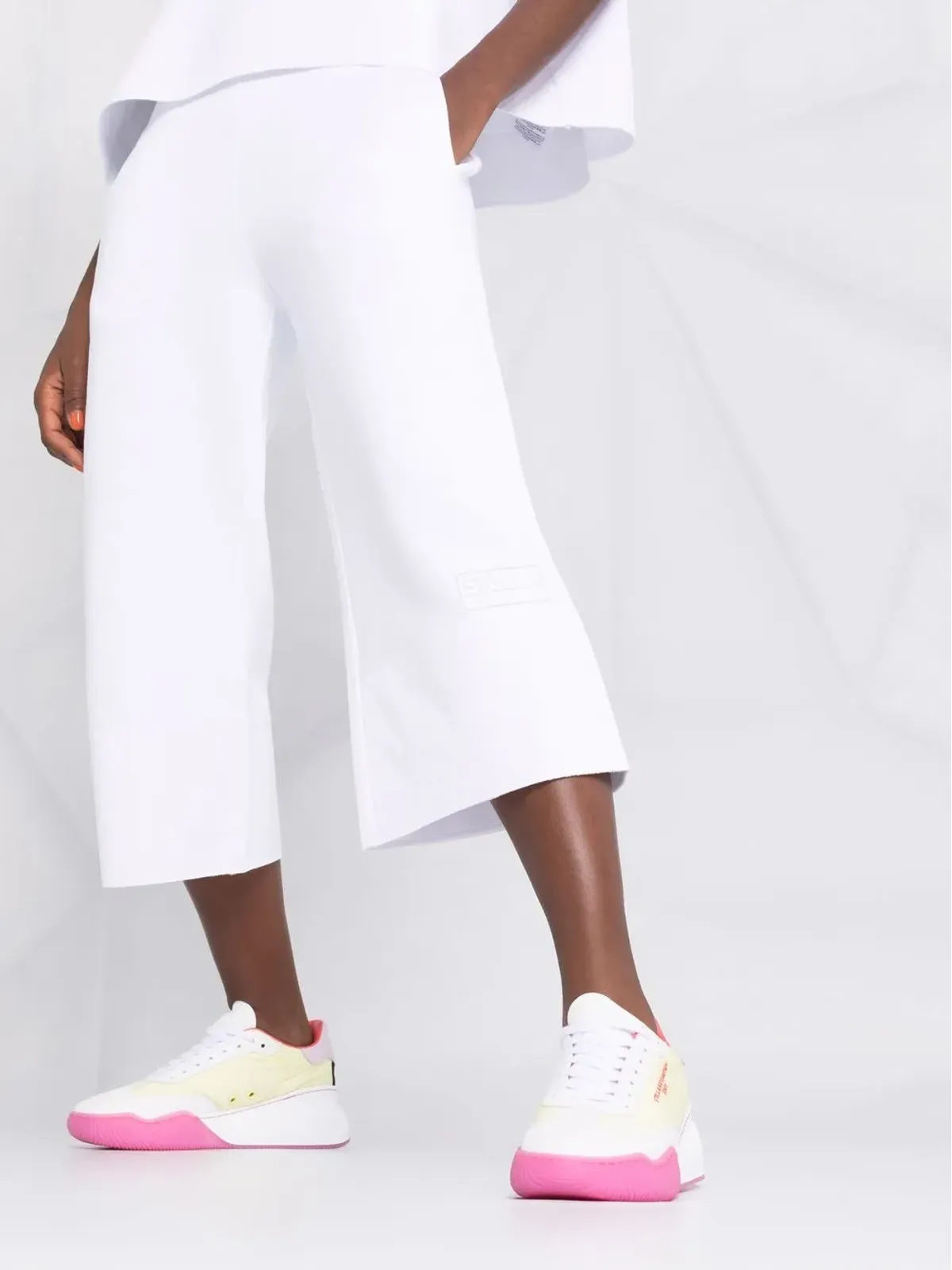 Stella McCartney クロップド キックフレアパンツ - 画像5