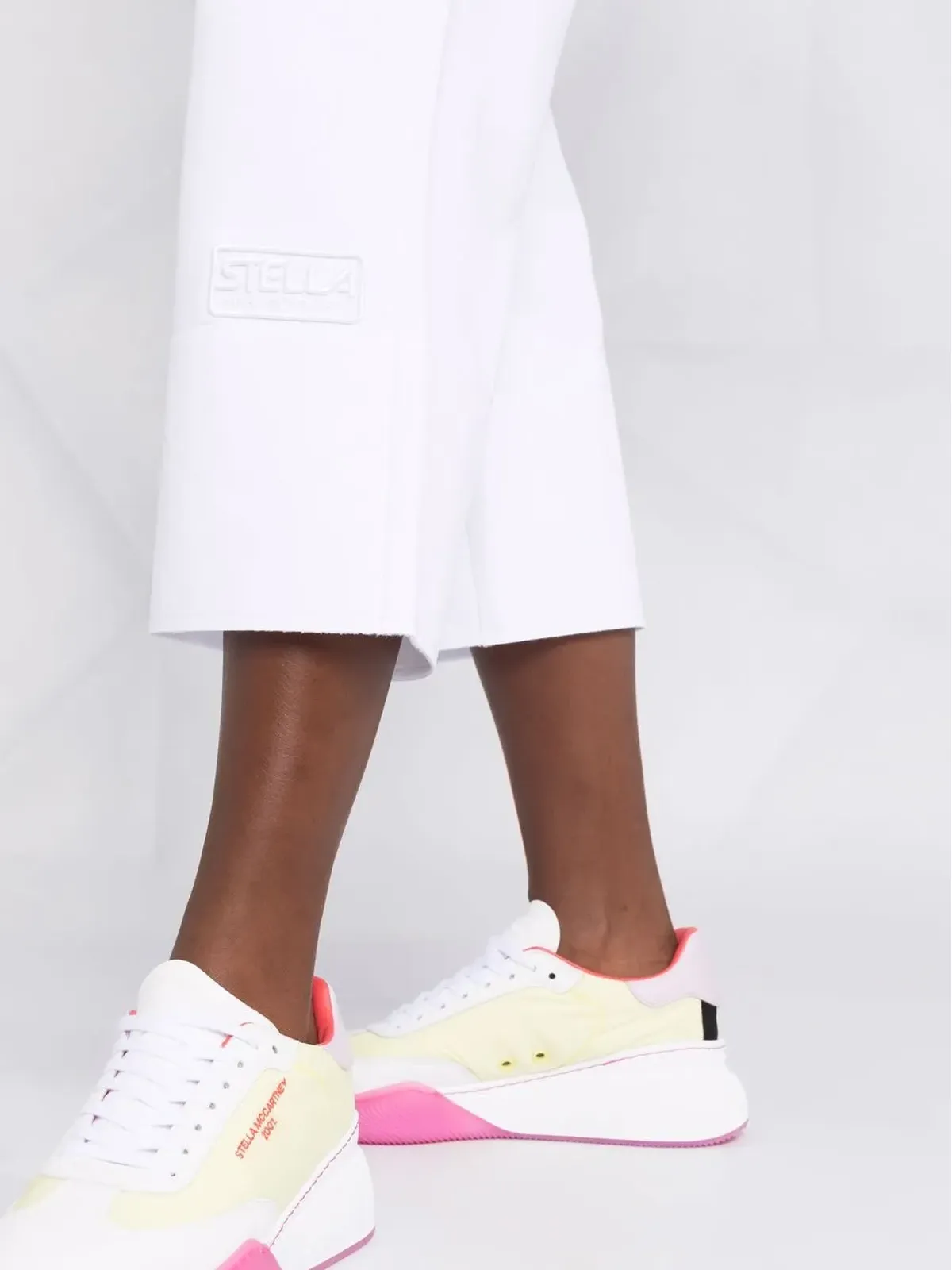 Stella McCartney クロップド キックフレアパンツ - 画像3