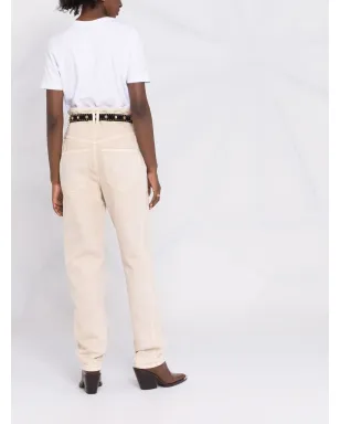 MARANT ÉTOILE ハイライズ・ストレートジーンズ - サムネイル4