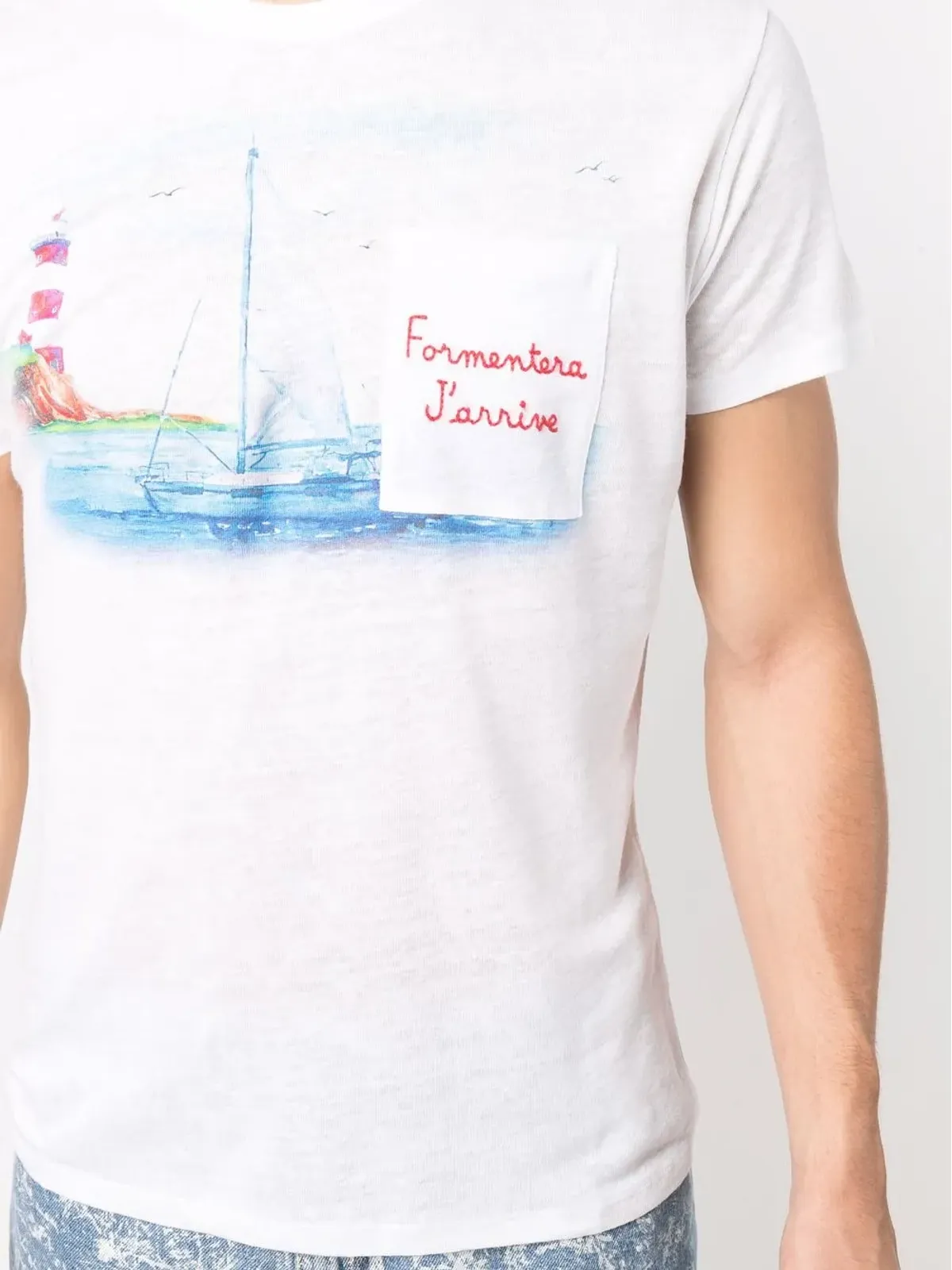 MC2 Saint Barth フォルメンテラ J'arrive Tシャツ - 画像5