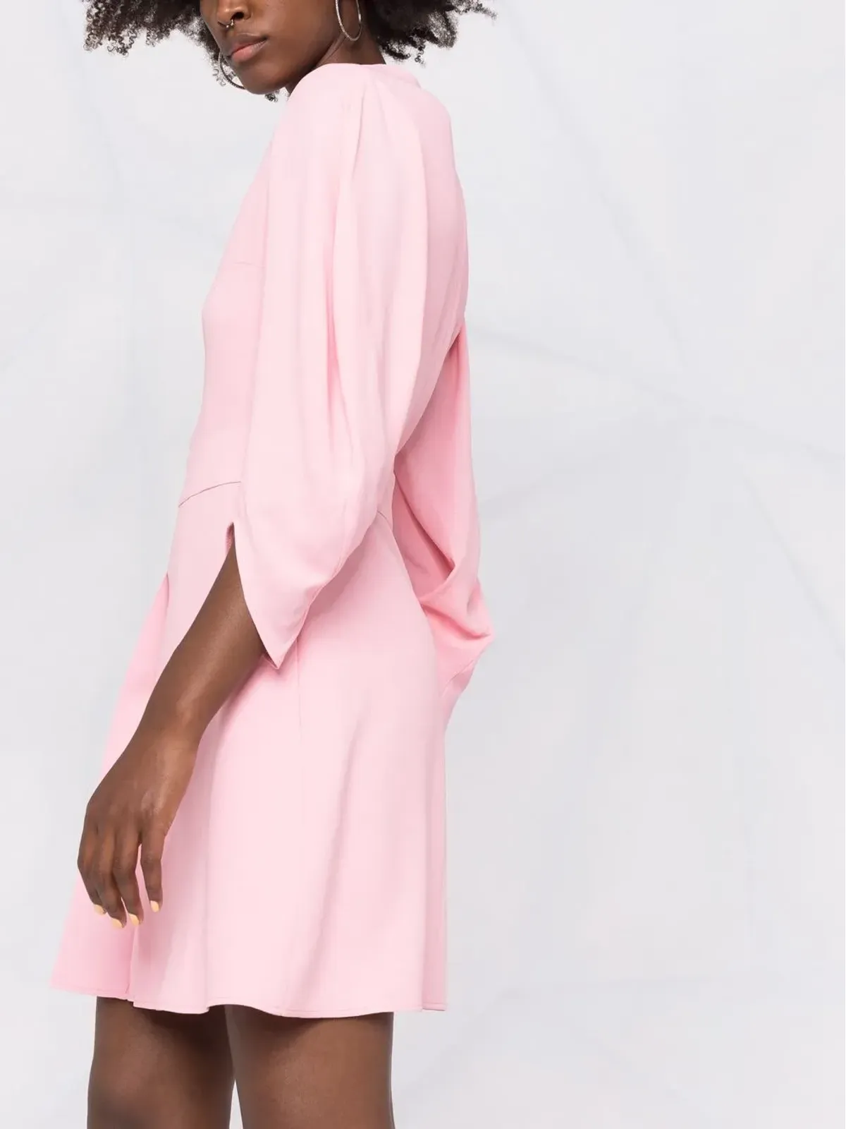 Stella McCartney Vネック前プリーツドレス - 画像5