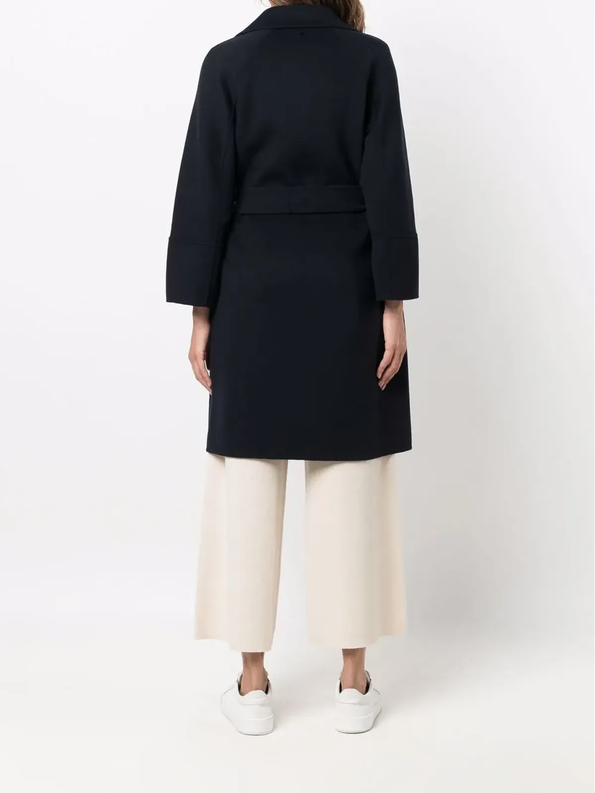 S Max Mara ノッチドラペル・シングルブレストコート - 画像4