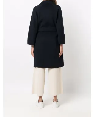 S Max Mara ノッチドラペル・シングルブレストコート - サムネイル4