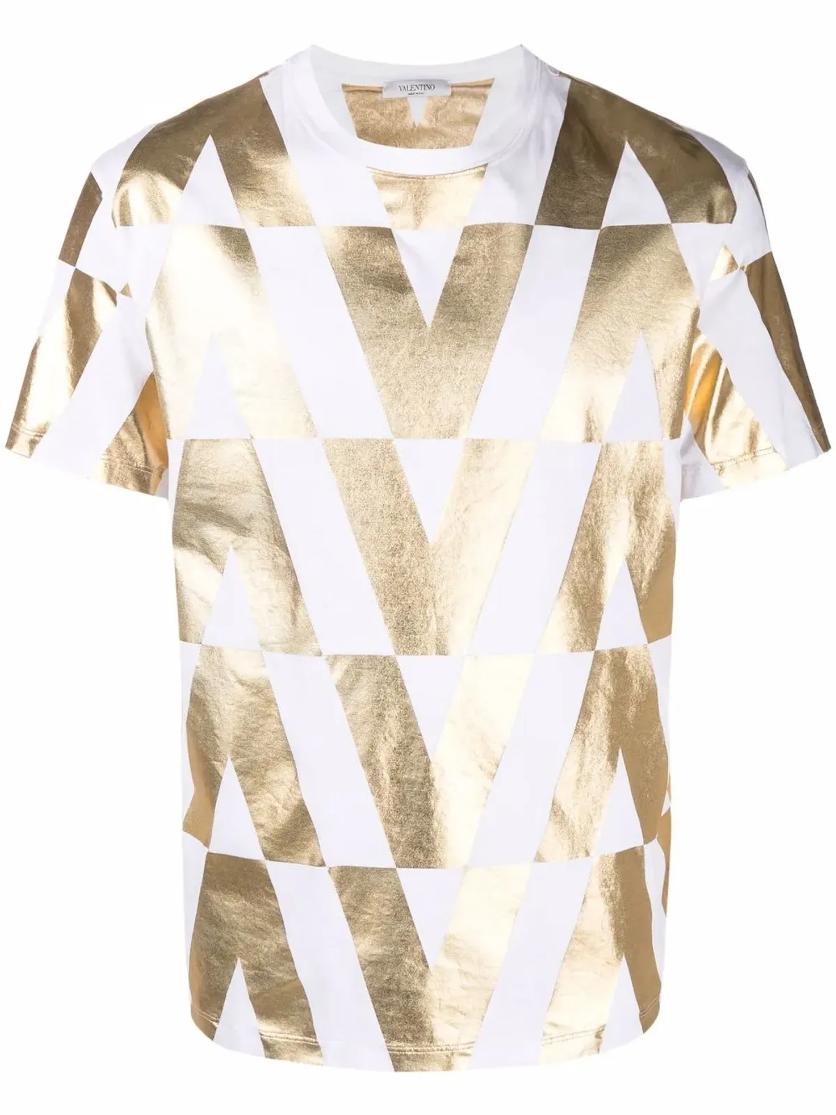 Valentino Garavani ロゴプリント コットン Tシャツ - 画像1