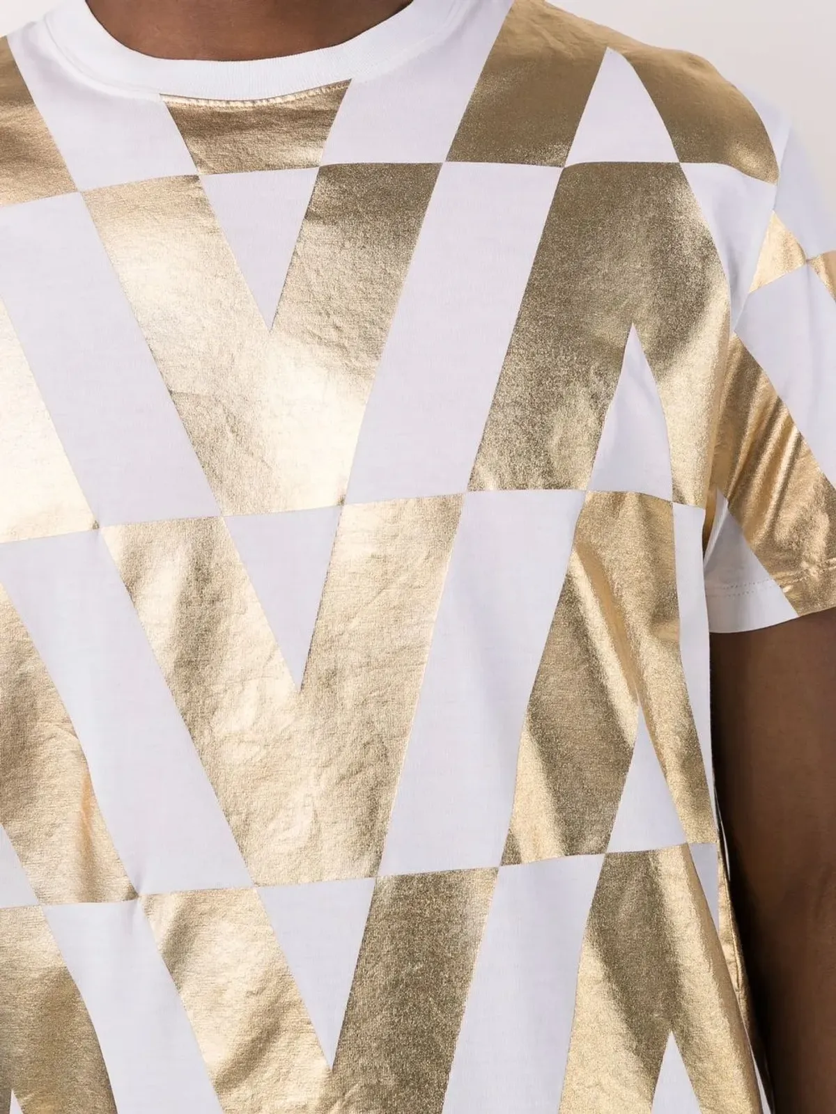 Valentino Garavani ロゴプリント コットン Tシャツ - 画像5