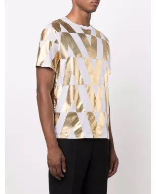 Valentino Garavani ロゴプリント コットン Tシャツ - サムネイル3