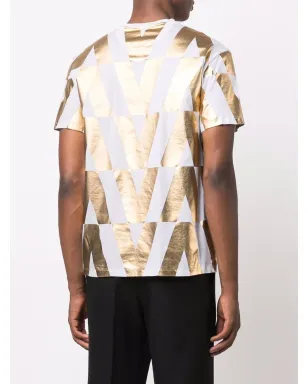 Valentino Garavani ロゴプリント コットン Tシャツ - サムネイル4
