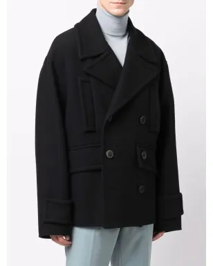 Valentino Garavani ダブルブレスト ヴァージンウール混紡コート - サムネイル3