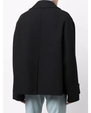 Valentino Garavani ダブルブレスト ヴァージンウール混紡コート - サムネイル4