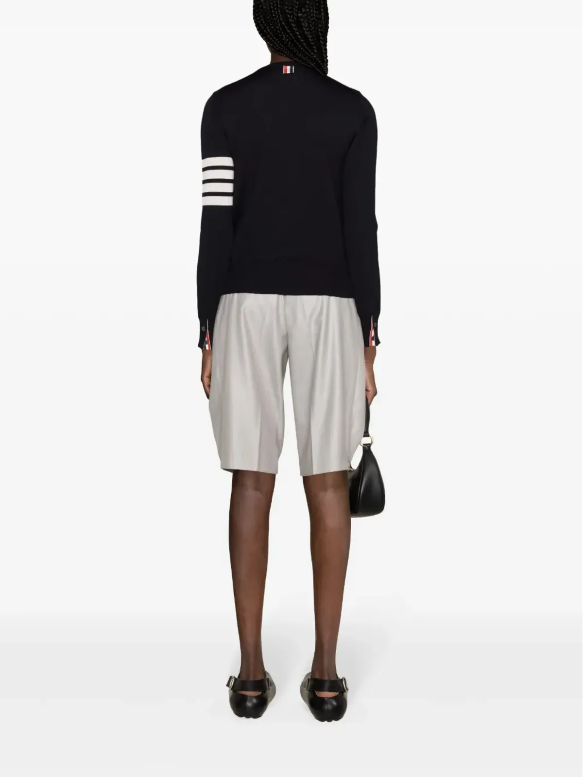 Thom Browne 4バー・ストライプ ウールジャンパー - 画像4