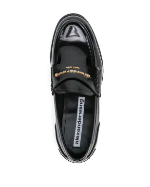 Alexander Wang エンボスロゴ ローファー - サムネイル4