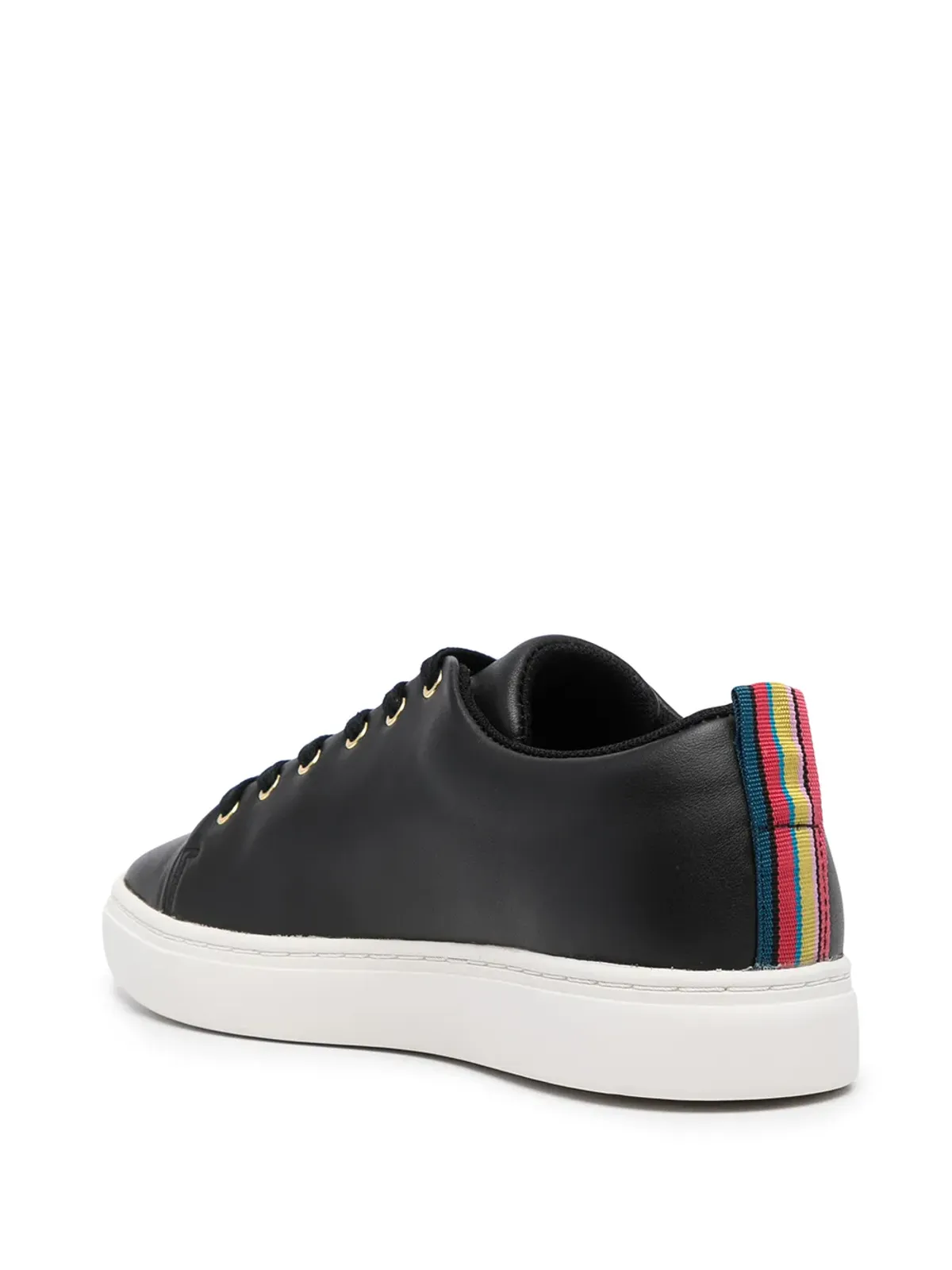 Paul Smith ゼブラパッチ レースアップスニーカー - ブラック - 画像3