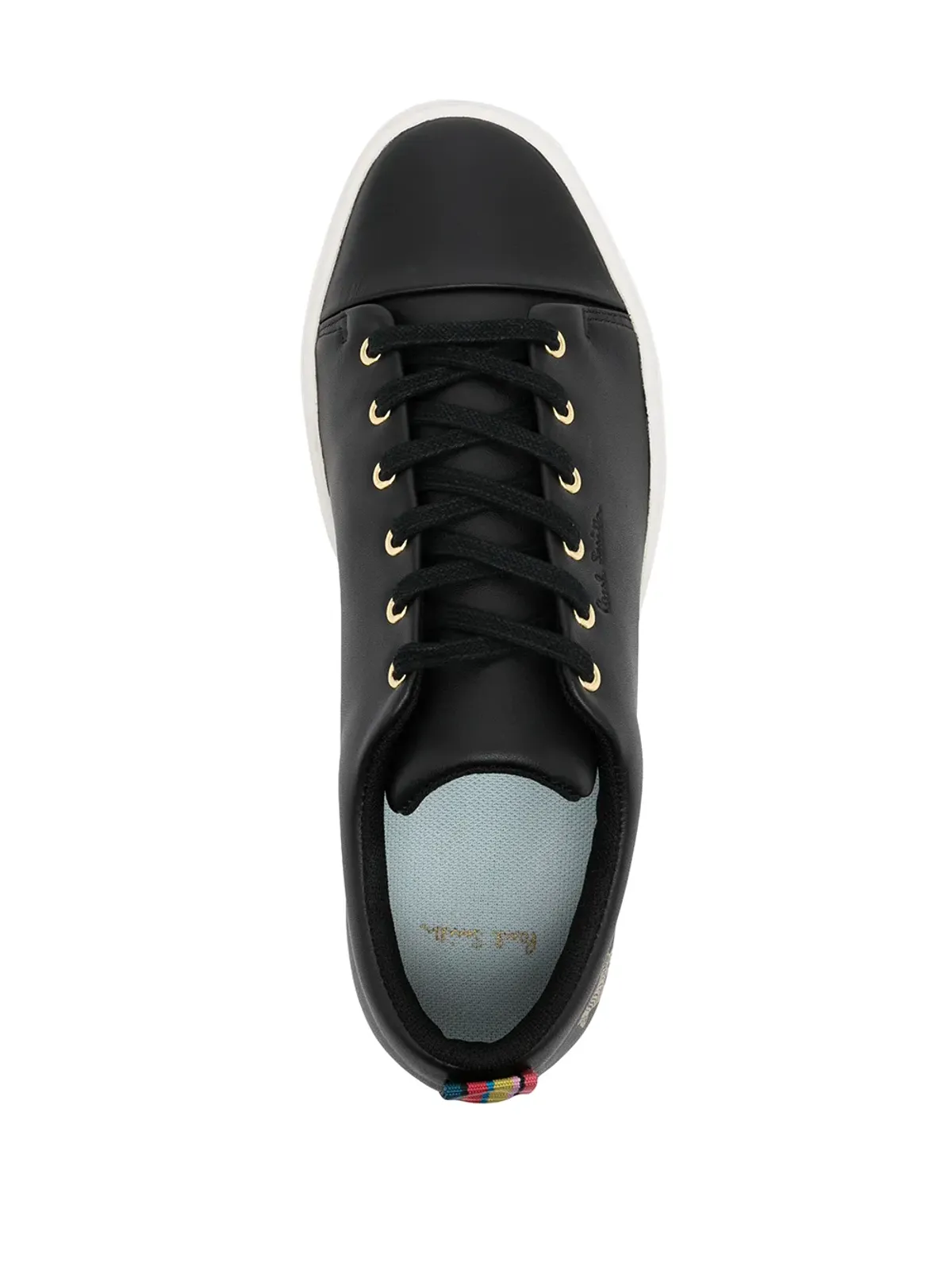 Paul Smith ゼブラパッチ レースアップスニーカー - ブラック - 画像4