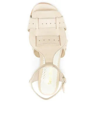 Sarah Chofakian ミラー フラットサンダル - サムネイル4