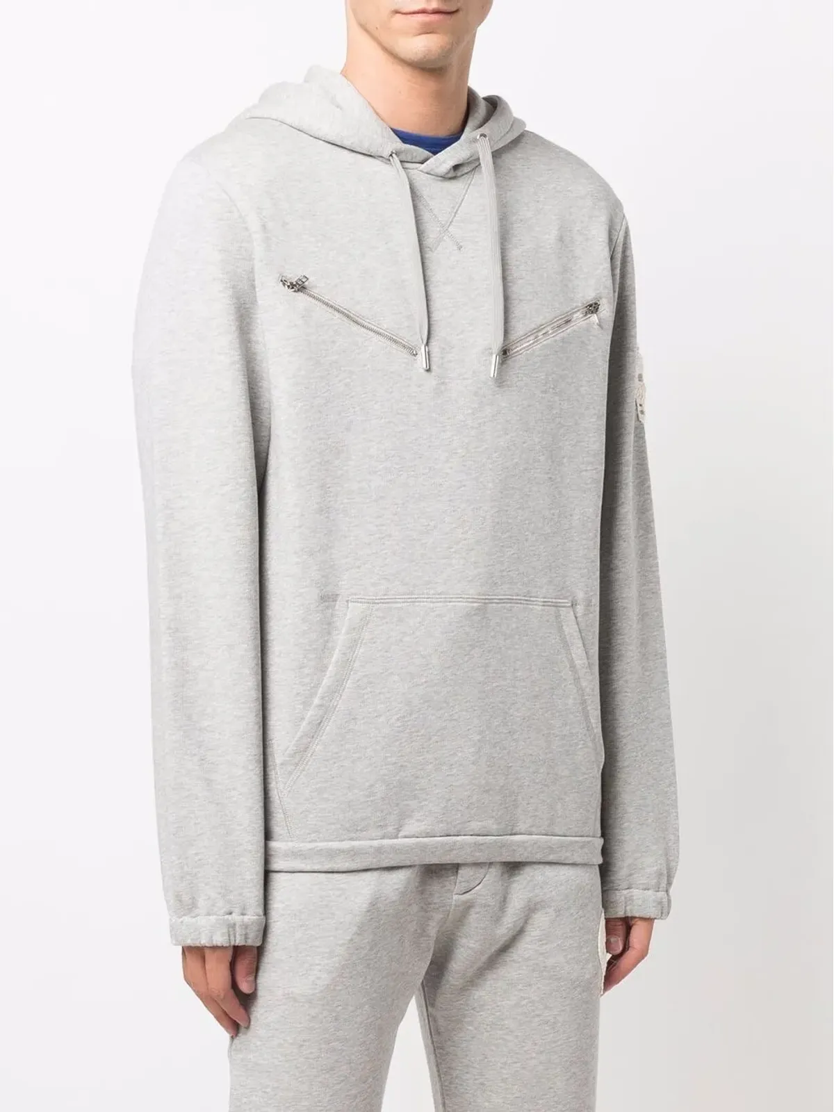 Alexander McQueen スカルパッチ ジップ付きフーディ - 画像3