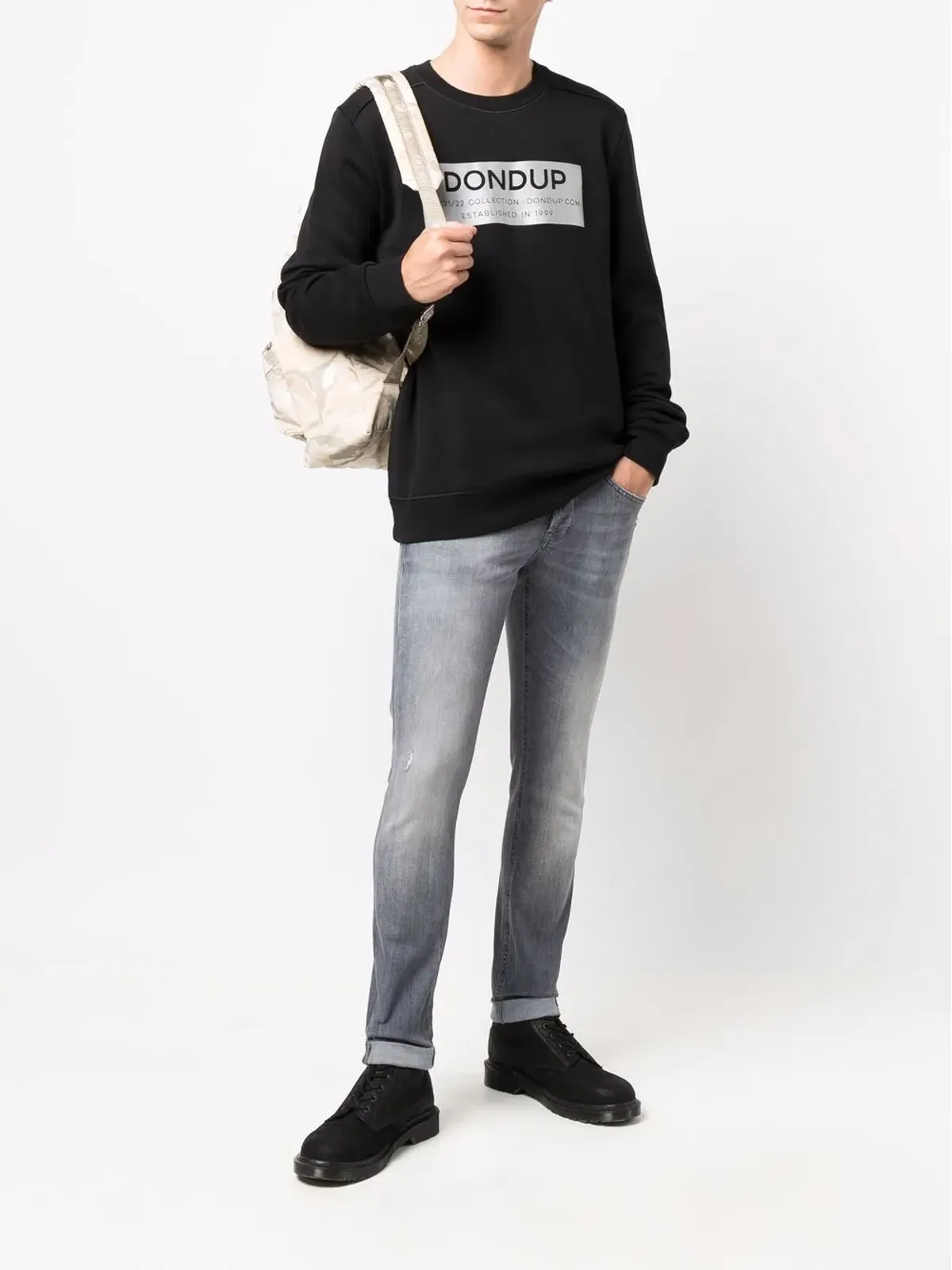 DONDUP ロゴプリント クルーネック スウェットシャツ - 画像2