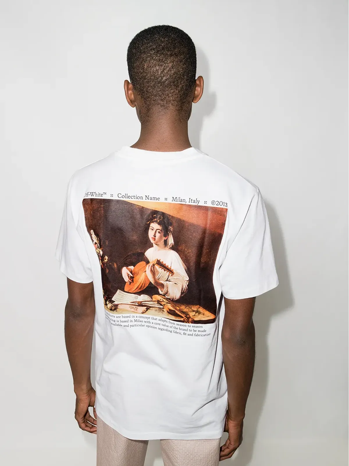 Off-White Caravaggio Painting cotton T-shirt - 画像3
