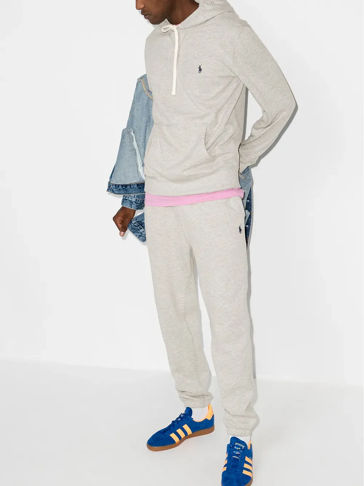 Polo Ralph Lauren ポロポニー ドローストリングフード付きパーカー - グレー - 画像5