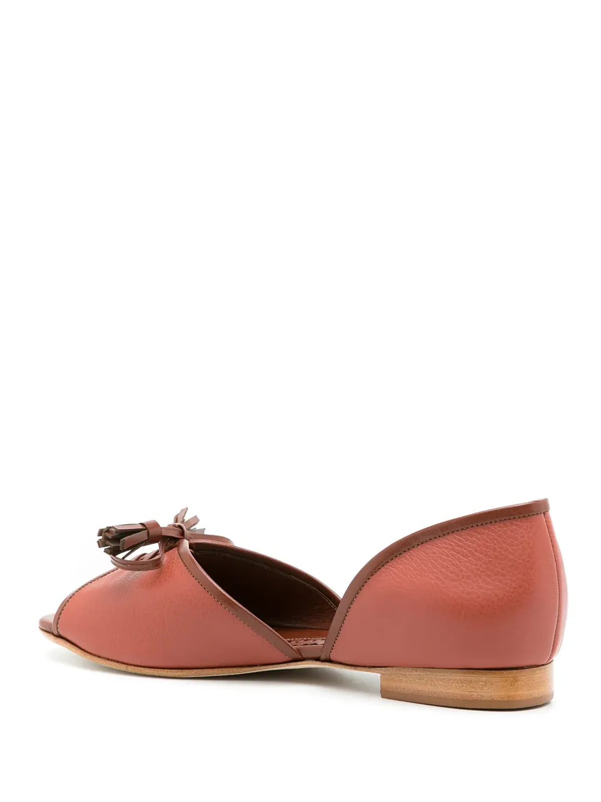 Sarah Chofakian レザー ノルウェー バレリーナシューズ - Brown - 画像3