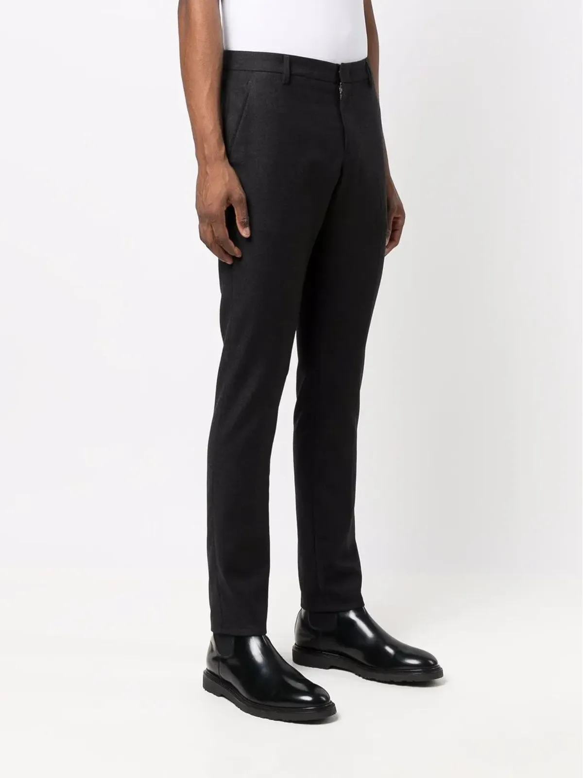 DONDUP ミドルライズ スリムフィットパンツ - 画像3