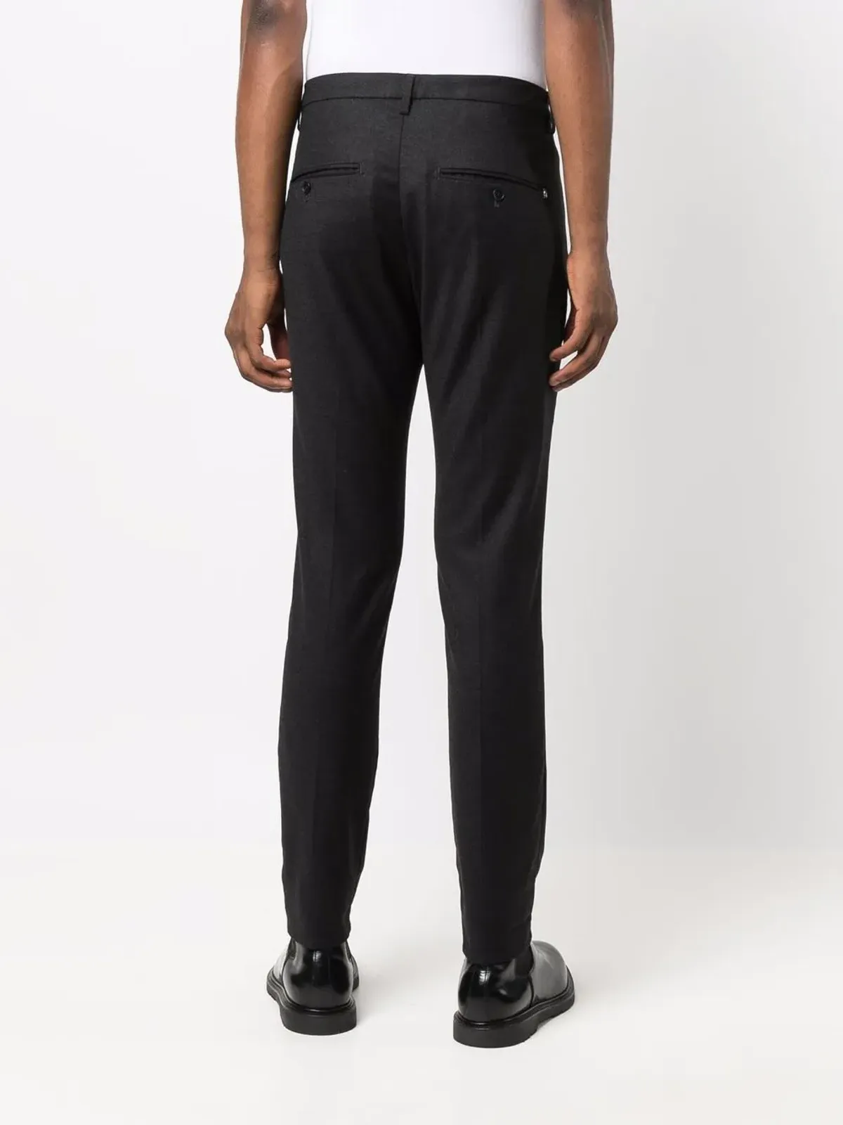 DONDUP ミドルライズ スリムフィットパンツ - 画像4