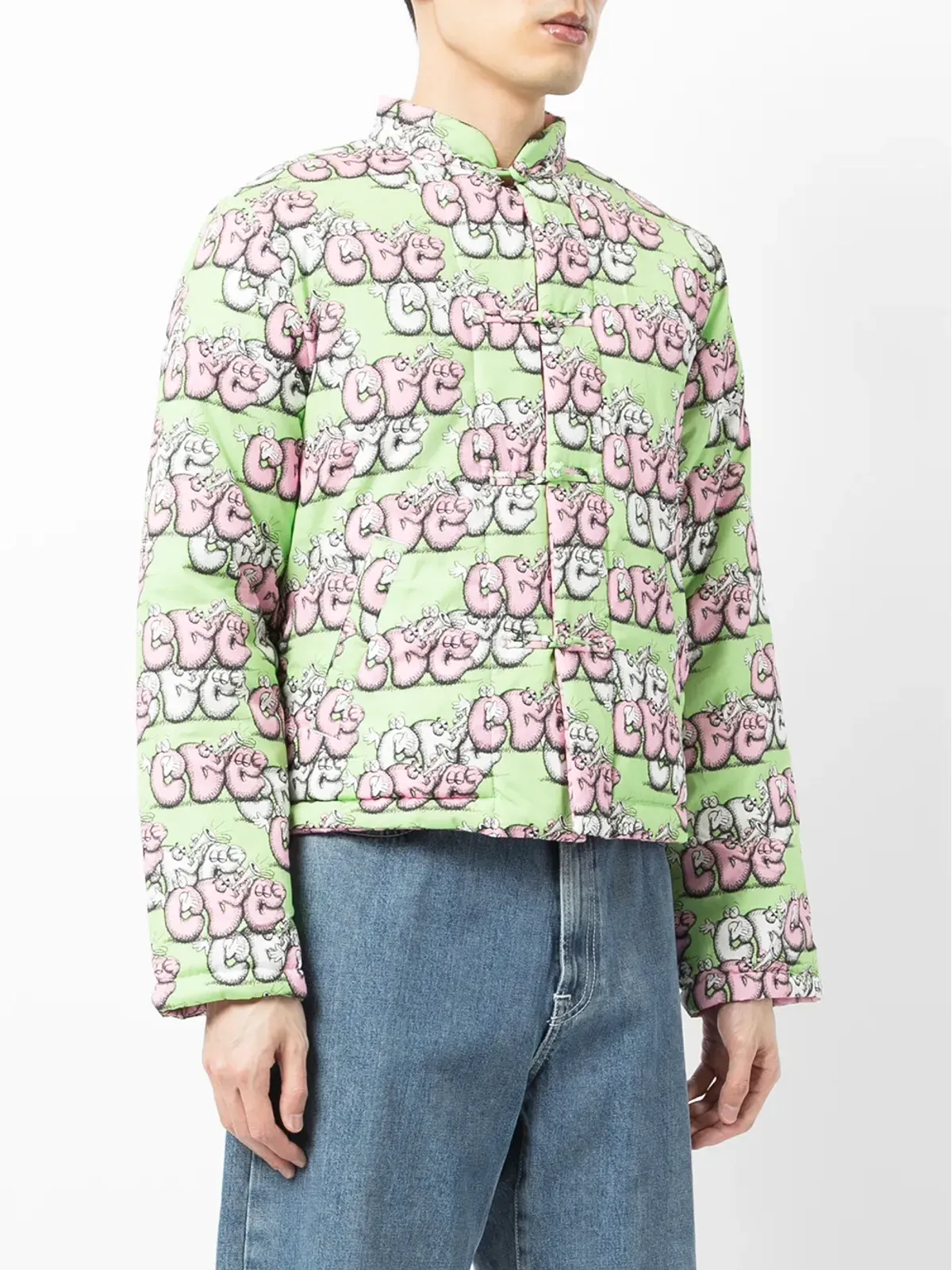 Comme Des Garçons Shirt ロゴプリント入りダウンジャケット - 画像3