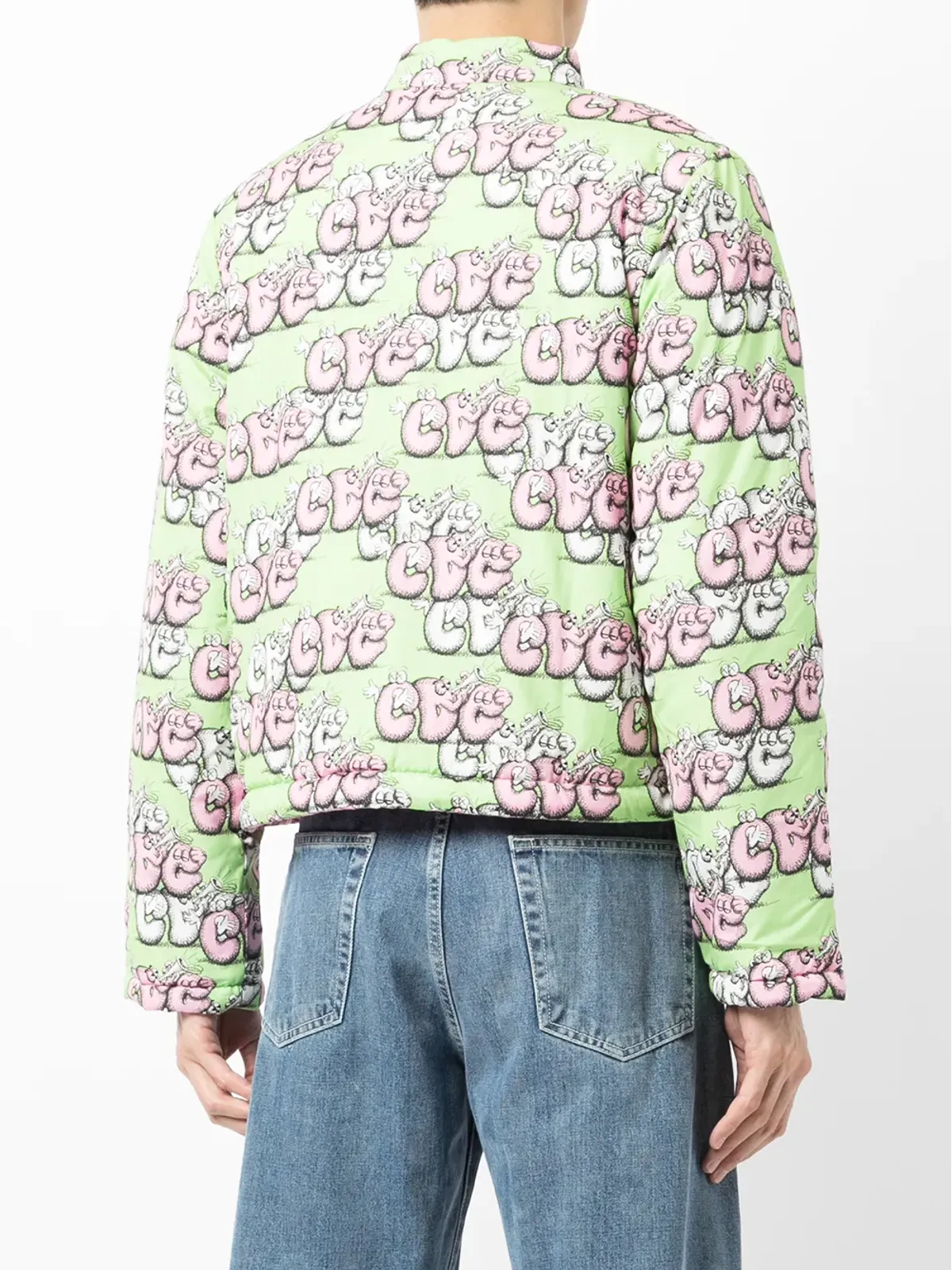 Comme Des Garçons Shirt ロゴプリント入りダウンジャケット - 画像4
