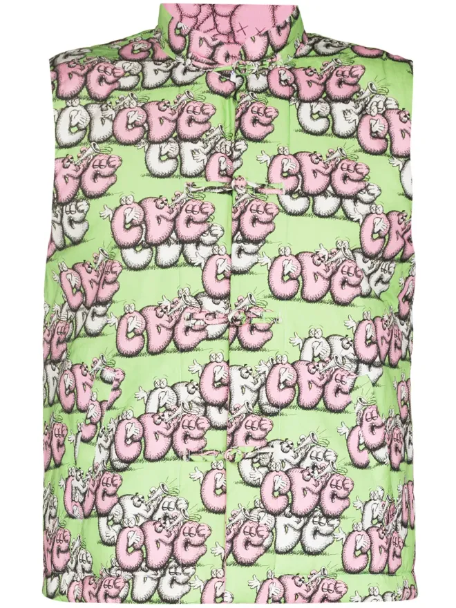 Comme des Garçons Shirt Comme Des Garçons Shirt ジレ（KAWSコラボ）の商品画像