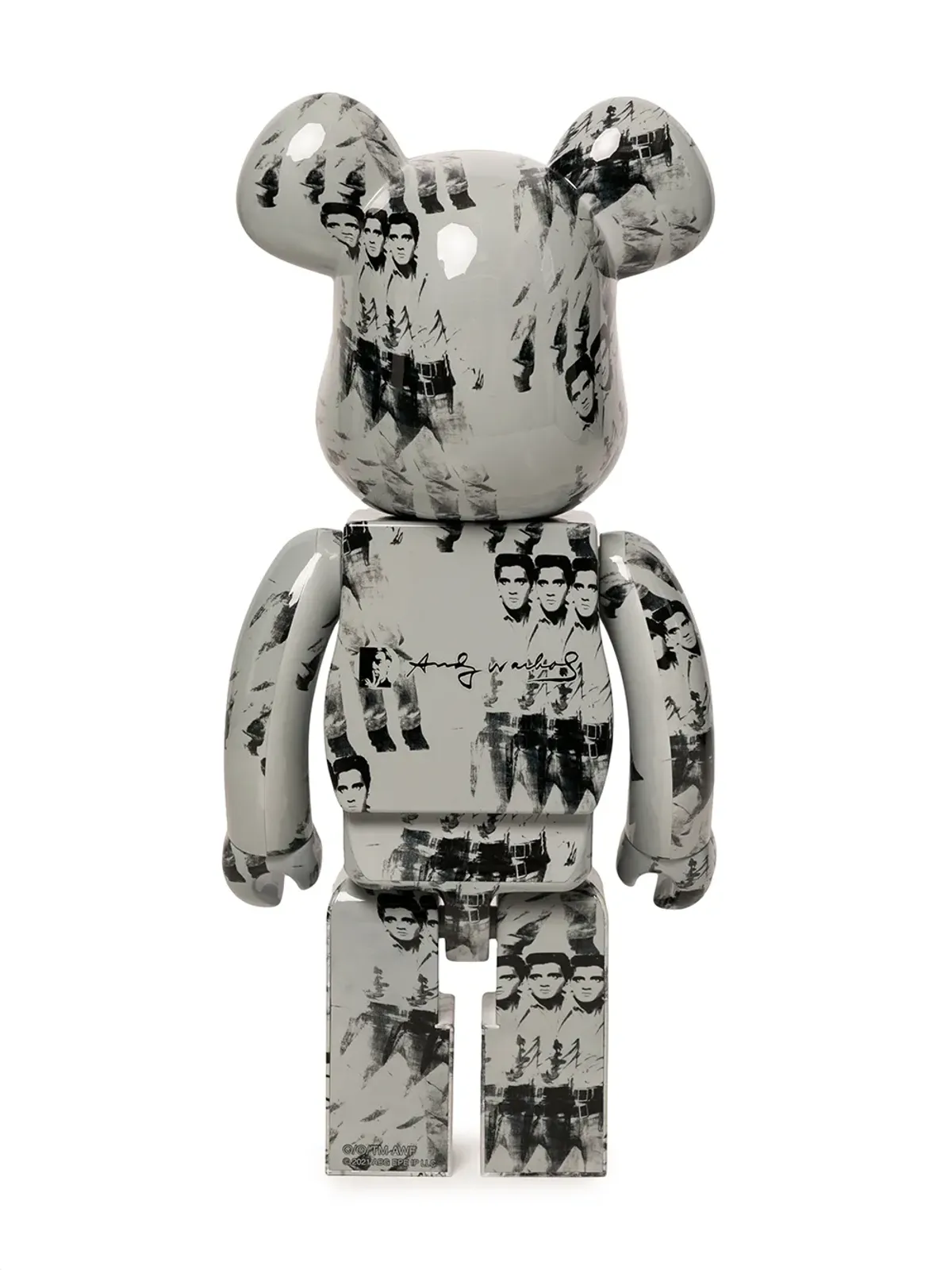 MEDICOM TOY BE@RBRICK Andy Warhol's Elvis Presley 1000% フィギュア - 画像2