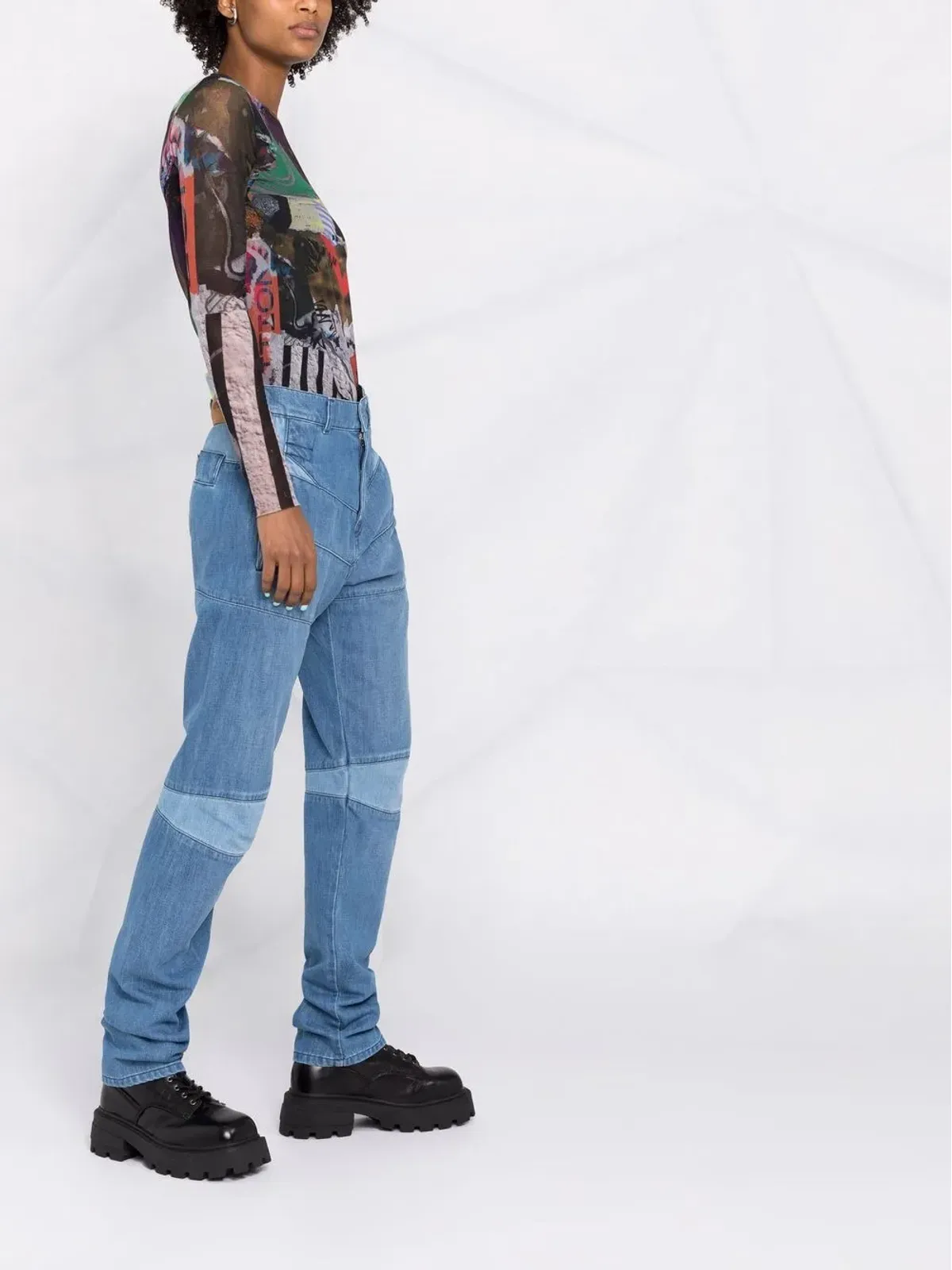 Kenzo ハイライズストレートジーンズ - 画像4