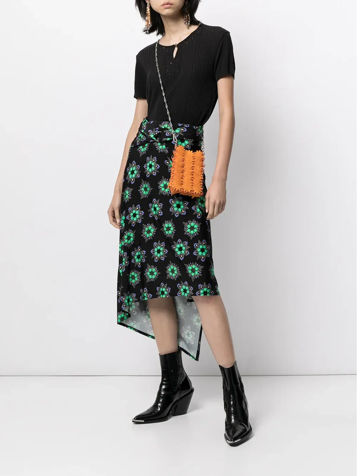CHANEL Pre-Owned カットアウトディテールのニットブラウス 2002年 - 画像2