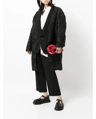 Comme Des Garçons ミディ丈 シングルブレストブレザー ブラック - サムネイル2