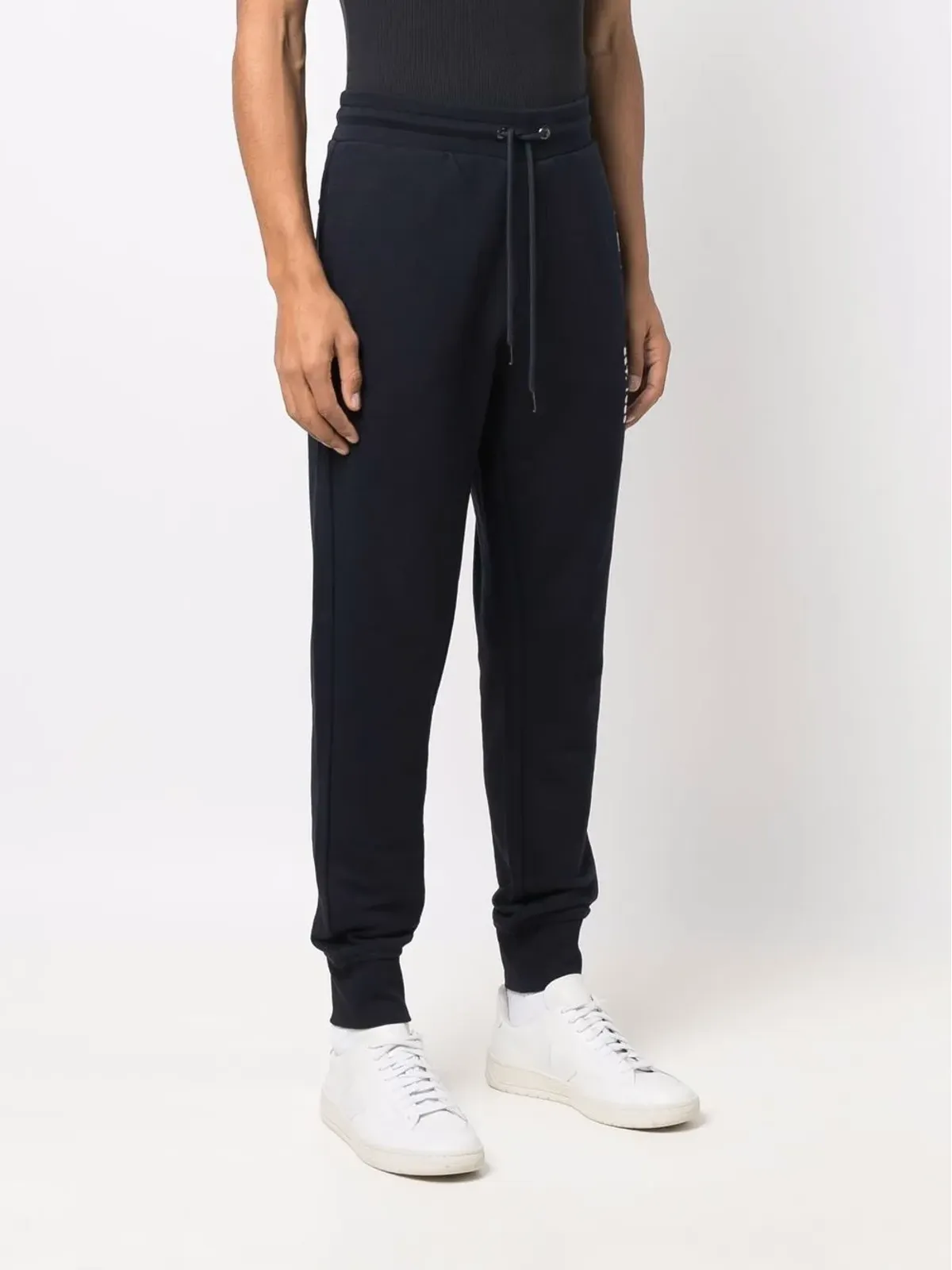 Tommy Hilfiger ロゴ刺繍ドローストリング コットン トラックパンツ - ブルー - 画像3